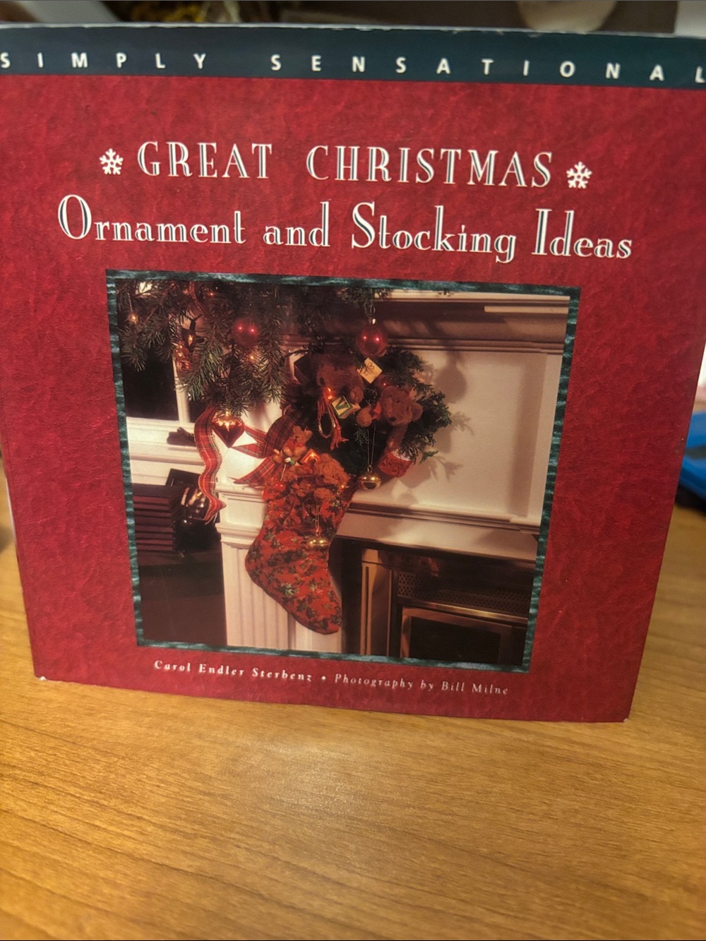 SIMPLY SENSATIONAL: GREAT CHRISTMAS ORNAMENT & STOCKING By Carol Endler Sterbenz